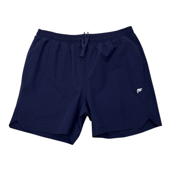 Fabletics Mens Size M Navy Blue Swim Trunks 5 in. - Picture 3 of 5